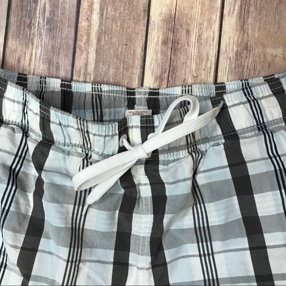 Merona Swim Trunks Blue Gray White Size Large - Picture 3 of 5